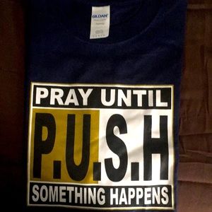 Navy blue Inspirational T-shirt